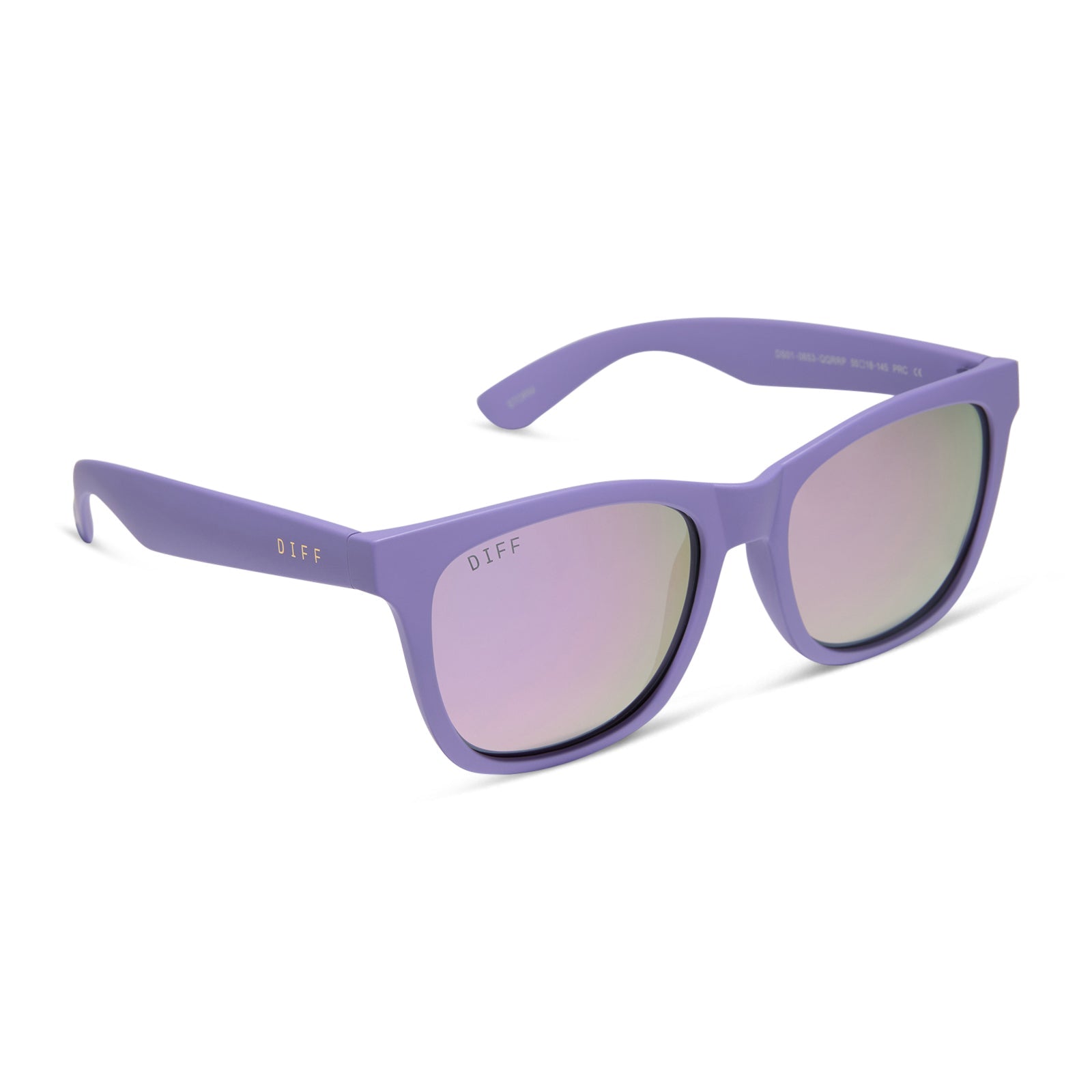 Storm Sunglasses — Matte Lavender + Lavender Mirror Polarized