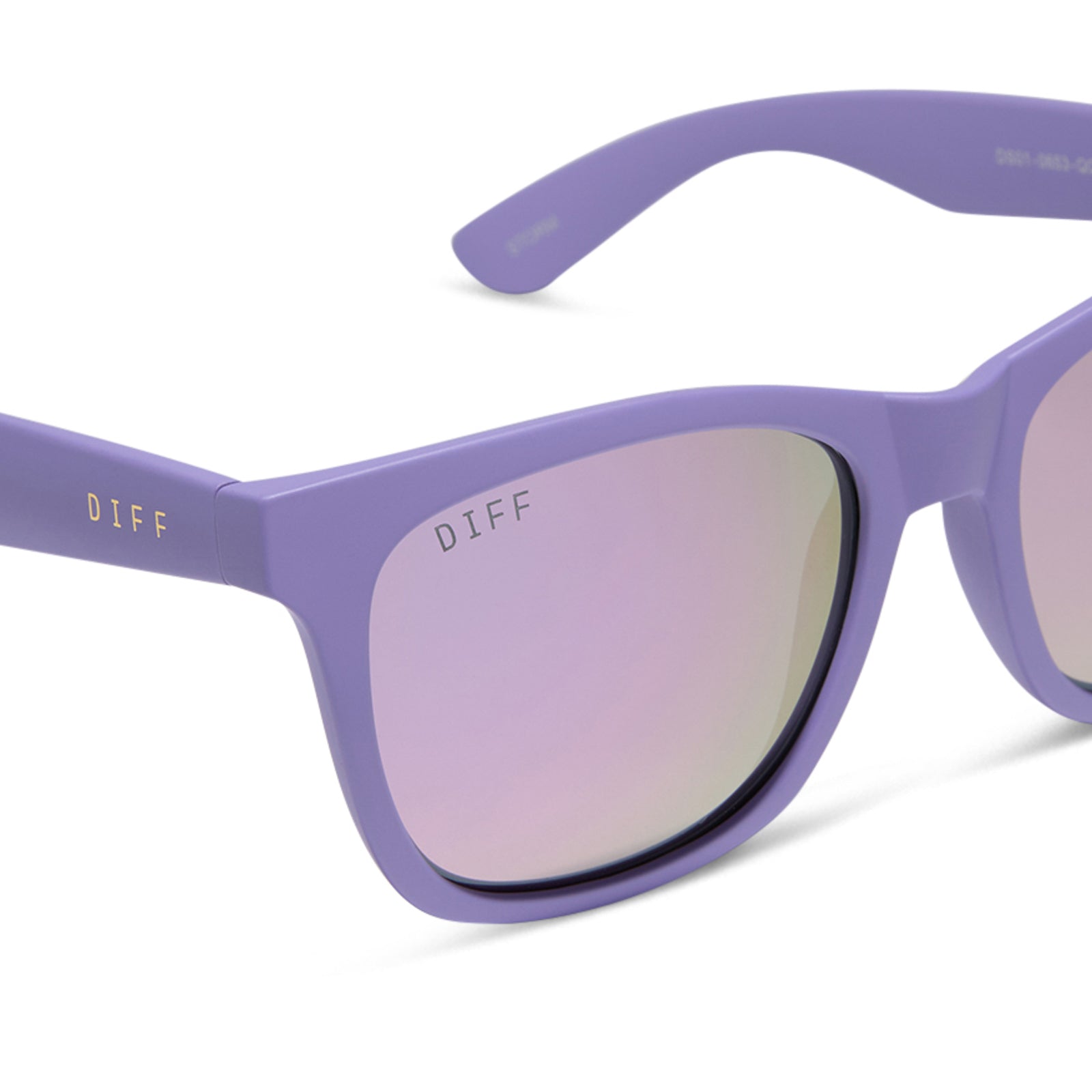 Storm Sunglasses — Matte Lavender + Lavender Mirror Polarized