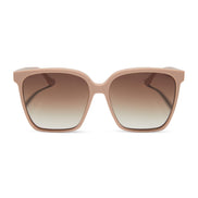 Naomi Sunglasses — Nude + Brown Gradient Polarized