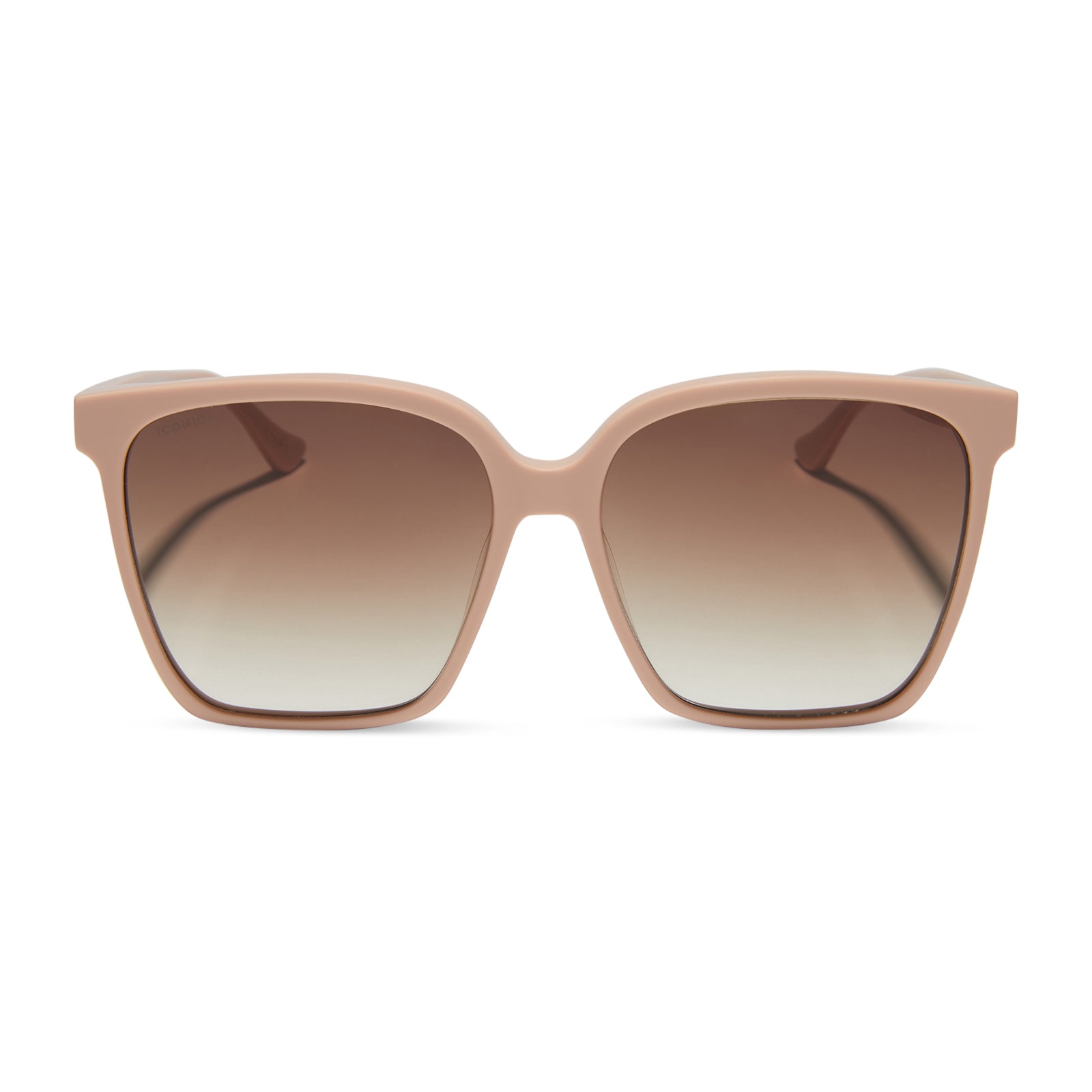 Naomi Sunglasses — Nude + Brown Gradient Polarized