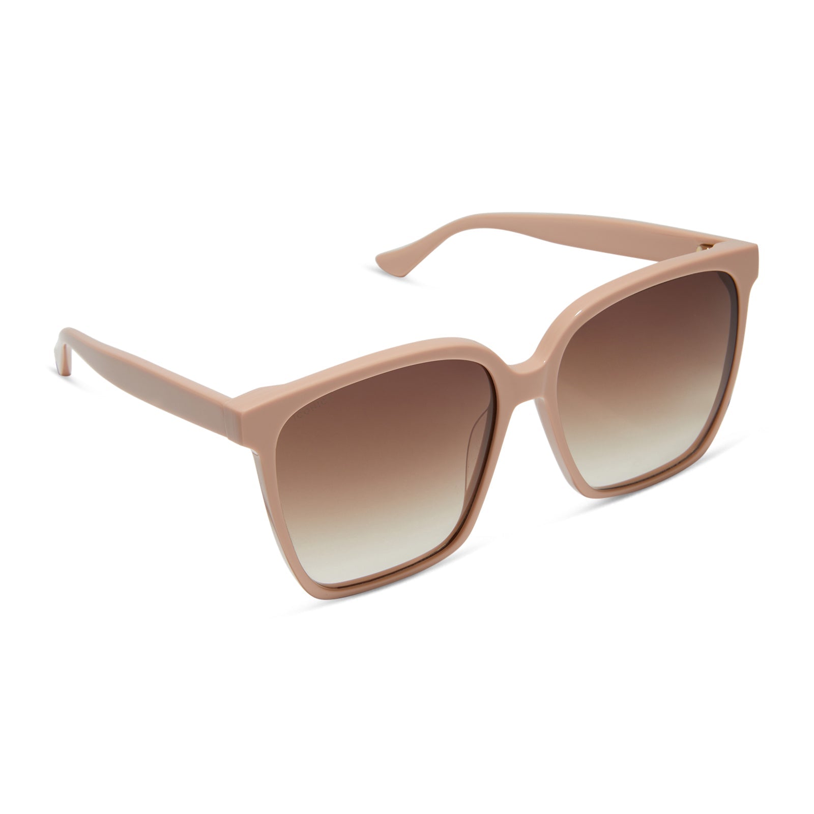 Naomi Sunglasses — Nude + Brown Gradient Polarized