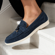 Old Money Suede Lady Loafers