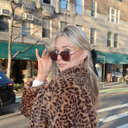 Donna III Sunglasses — Gold + Brown Gradient Polarized