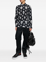 Oversized Sneaker Black Red Plaid