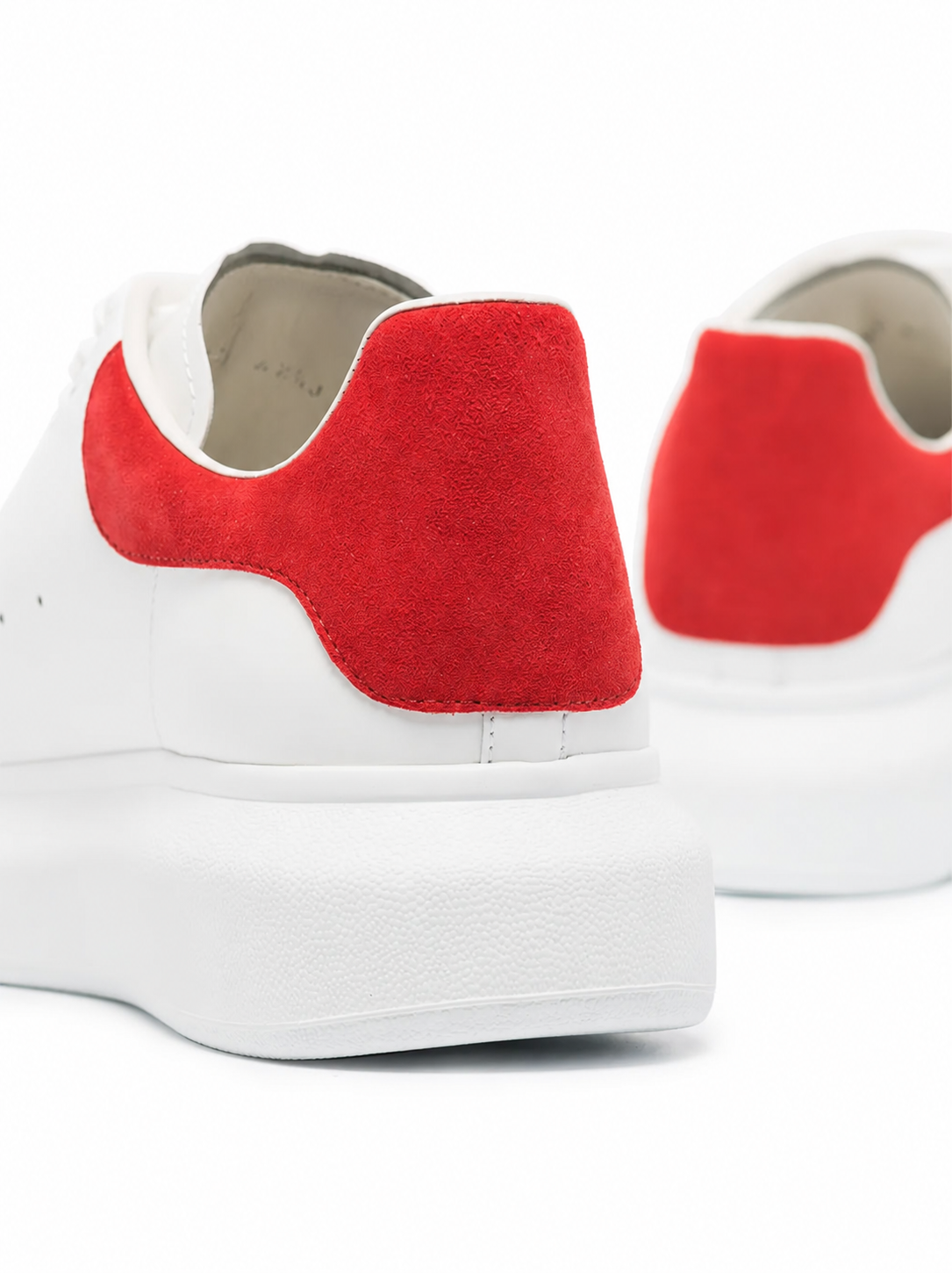 Oversized Sneaker White Red
