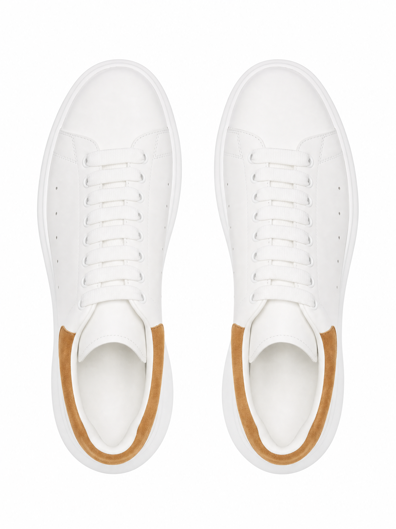 Oversized Sneaker White Caramel