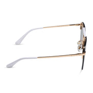 Tahoe Sunglasses — Gold + Purple Mirror